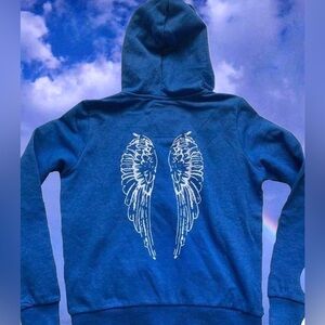 SUPER RARE Y2K Aeropostale Wings Zip Up Hoodie